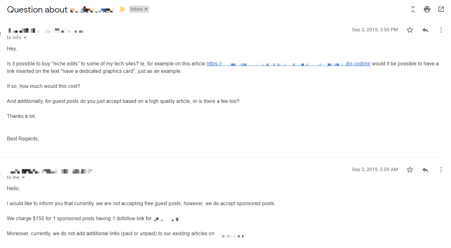 guest post outreach example